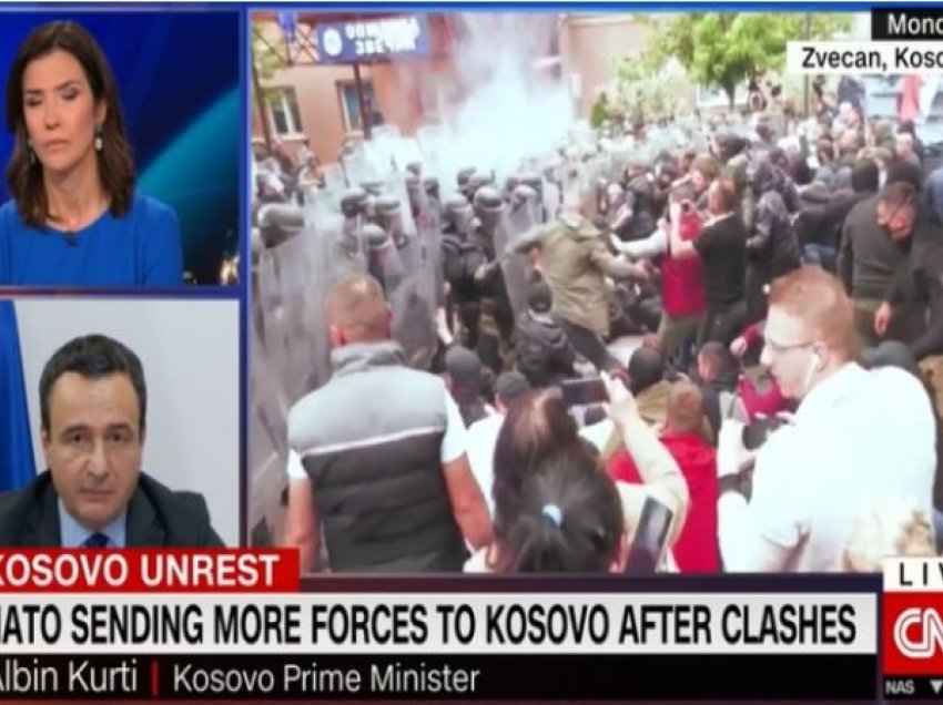 Kurti për CNN: Nuk do t’ia dorëzoj republikën demokratike milicive fashiste