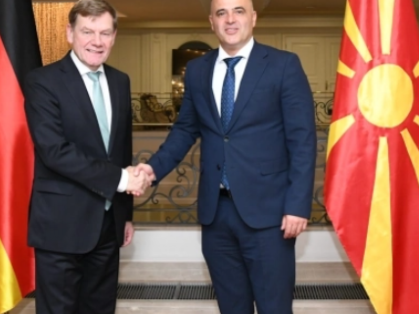 Kovaçevski – Vadefull: Mbështetje e riafirmuar nga Gjermania për eurointegrimet e Maqedonisë së Veriut