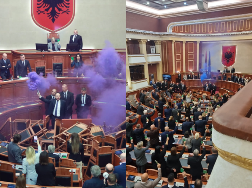 Kaos e tensione në Kuvendin e Shqipërisë/ ‘Përplasen’ pozita e opozita, ja veprimi i “çuditshëm” për ta bllokuar Kuvendin