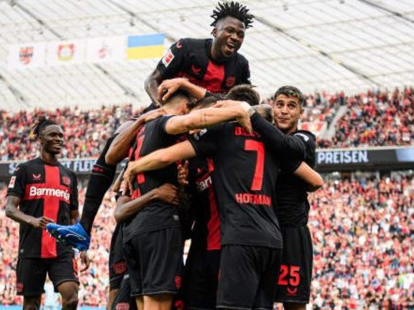 Xhaka me Leverkusenin nuk kanë të ndalur, fundosin Kolnin e Paçaradës 
