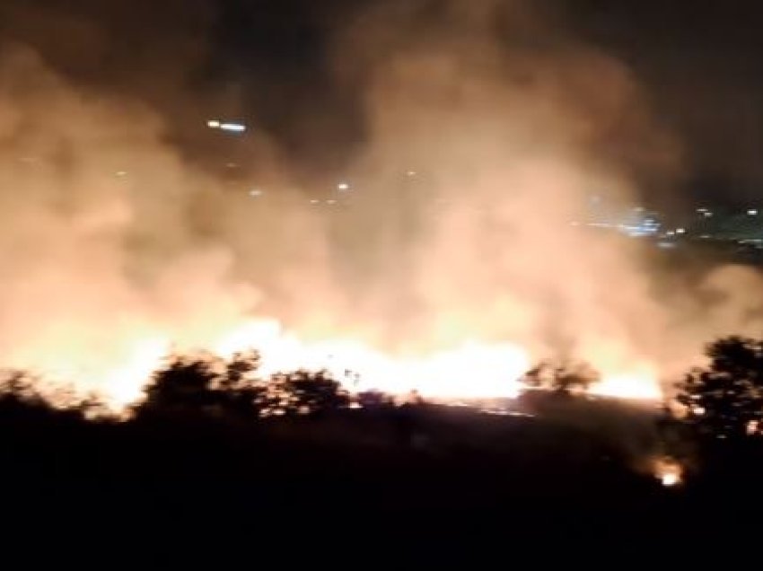 Zjarr i madh në Veternik, Komuna e Prishtinës me apel për qytetarët 