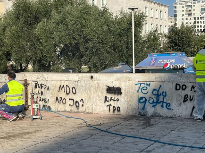 “Të du qofte”, Tirana përgatitet për Samitin e Berlinit – fshihen shkrimet në ambientet publike