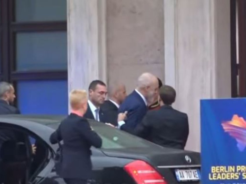 Macron mbërrin për takim tek Rama