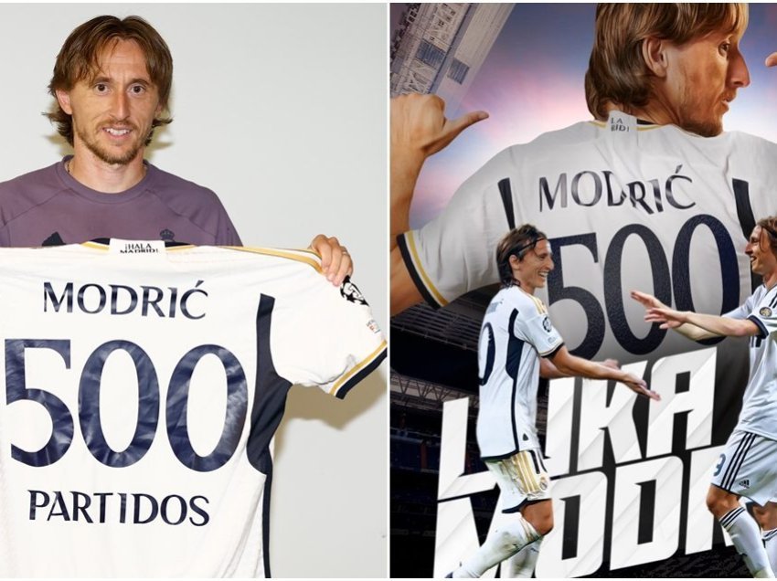 Luka Modriç ka zhvilluar 500 ndeshje me Real Madridin