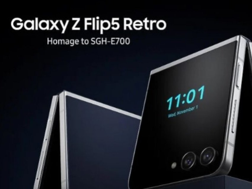 Samsung paralajmëron Galaxy Z Flip5 Retro