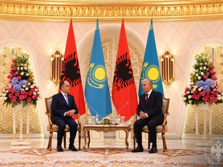 Presidenti Begaj takohet me Kryetarin e Senatit të Parlamentit të Kazakistanit, zbardhet biseda