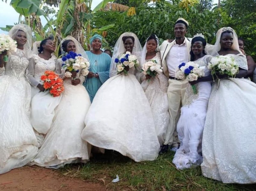 Burri nga Uganda martohet me shtatë gra përnjëherë: Do të marr edhe gra të tjera