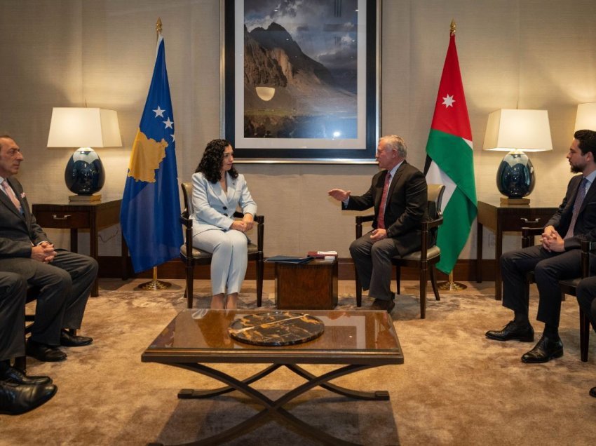 Oborri Mbretëror Hashemit njofton për takimin e Mbretit Abdullah me Presidenten Osmani