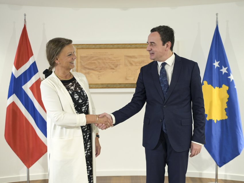 Kryeministri Kurti mirëpriti delegacionin norvegjez nga Asambleja Parlamentare e Këshillit të Evropës (PACE)