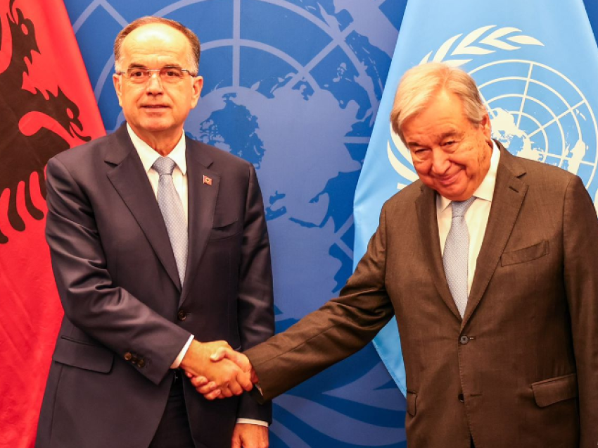 Presidenti Begaj takon Sekretarin e Përgjithshëm të Organizatës së Kombeve të Bashkuara, António Guterres