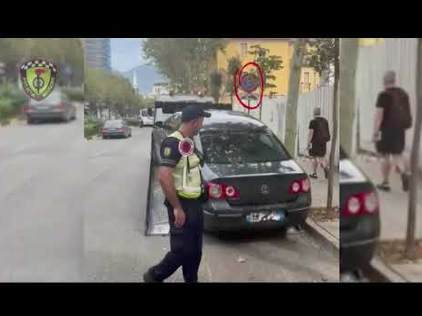 Policia aksion në Tiranë! Hiqen me karoatrec të gjitha makinat e parkuara gabim