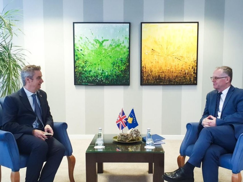 Bislimi në takimin me ambasadorin britanik: E falënderova për mbështetjen e vazhdueshme