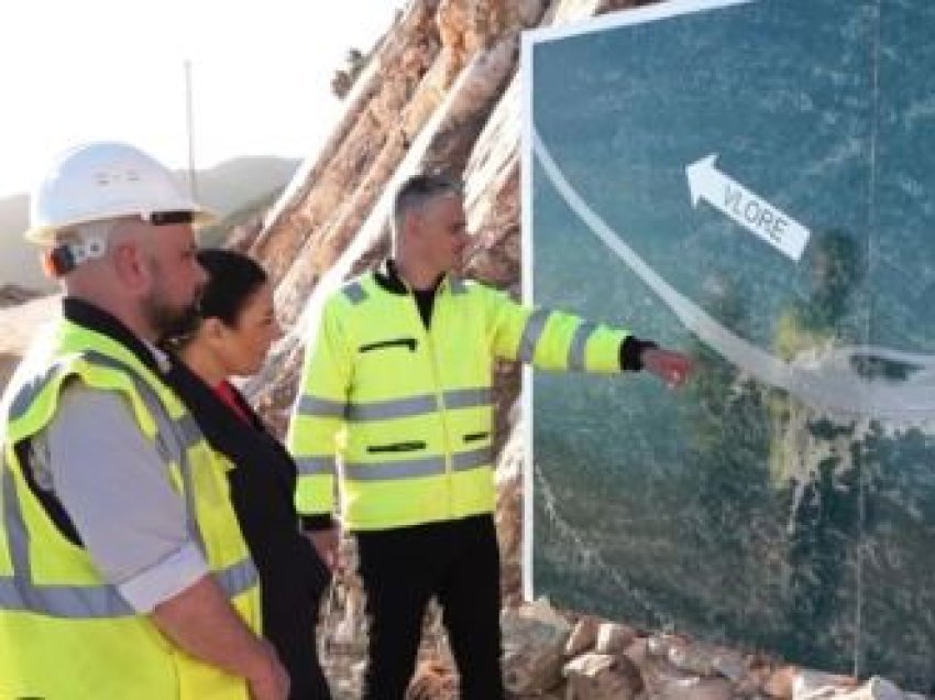 Tuneli i Llogorasë/ Zv.kryeministrja Balluku inspekton ndërtimin e rrugëve ndihmëse