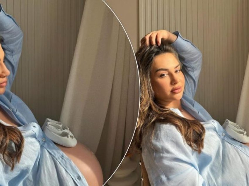 “Pak javë kanë mbetur deri sa të të takojmë” – Kiara Tito ndan fotografi të ëmbla të shtatzënisë