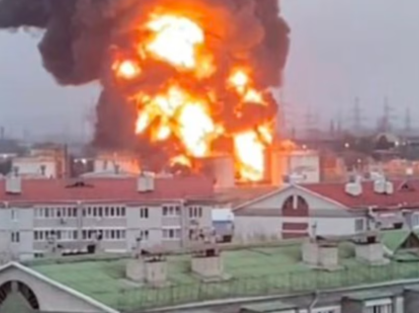 Rusia pretendon se ka goditur objektin e dronëve ukrainas disa orë pas sulmit në depot e saj të karburantit