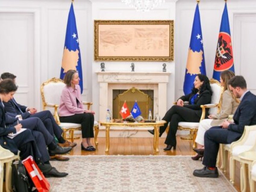 Osmani takohet me ndihmës sekretaren e shtetit të Zvicrës, i kërkon mbështetje për anëtarësimin në KiE