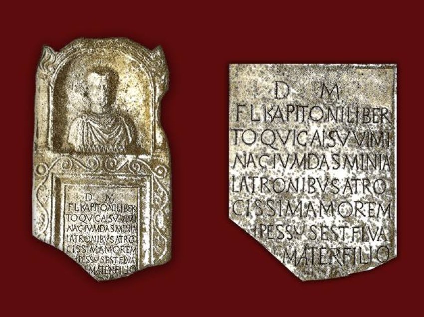 Stela e Flavius Kapitonit të vrarë nga kryengritësit dardanë