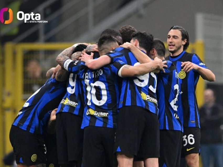 Kjo është vetëm hera e tretë në histori që skuadra e Interit