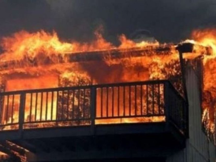 Nëntë qytetarë dhe një zjarrfikës dërgohen në QKUK si pasojë e zjarrit që përfshiu një ndërtesë në Ferizaj
