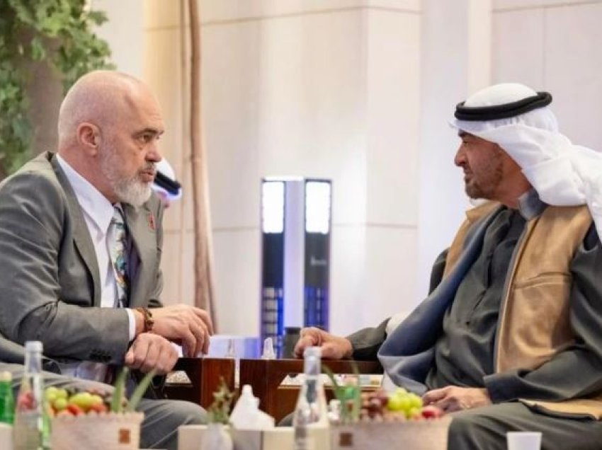 Rama takim me Presidentin e Emiratave të Bashkuara: Biseduam për ecurinë e projekteve strategjike dhe marrëveshjen e tregtisë së lirë
