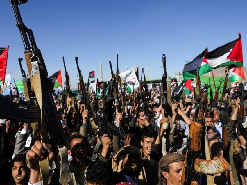 Marshim masiv pro-palestinez në Sanaa të Jemenit 