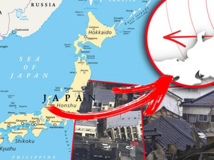 Nga tërmeti shkatërrues, toka në Japoni u zhvendos më shumë se një metër në perëndim?