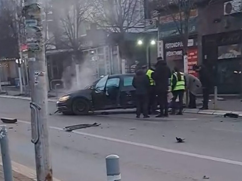 Prishtinë, aksident trafiku në afërsi të objektit të komunës