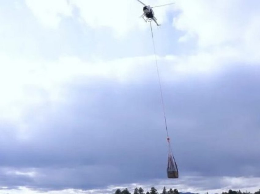 Helikopteri dron i Kawasakit ngriti një ngarkesë rekord prej 200 kilogramësh