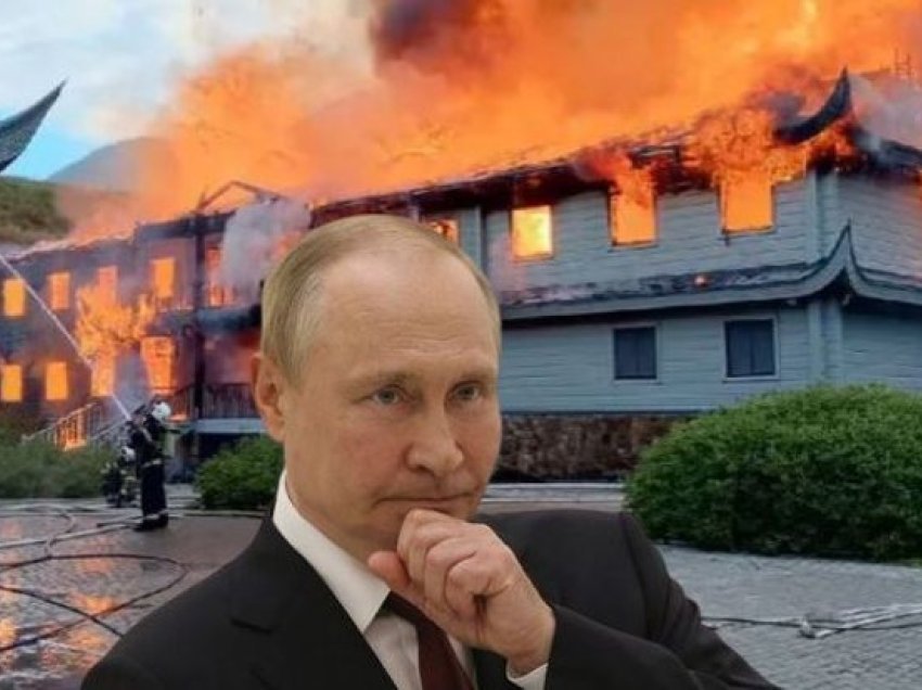 Shpërthen në flakë pallati ku argëtohet Vladimir Putin