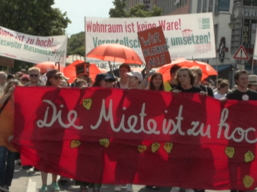 Mijëra njerëz protestojnë në Berlin për qiratë e larta të banimit