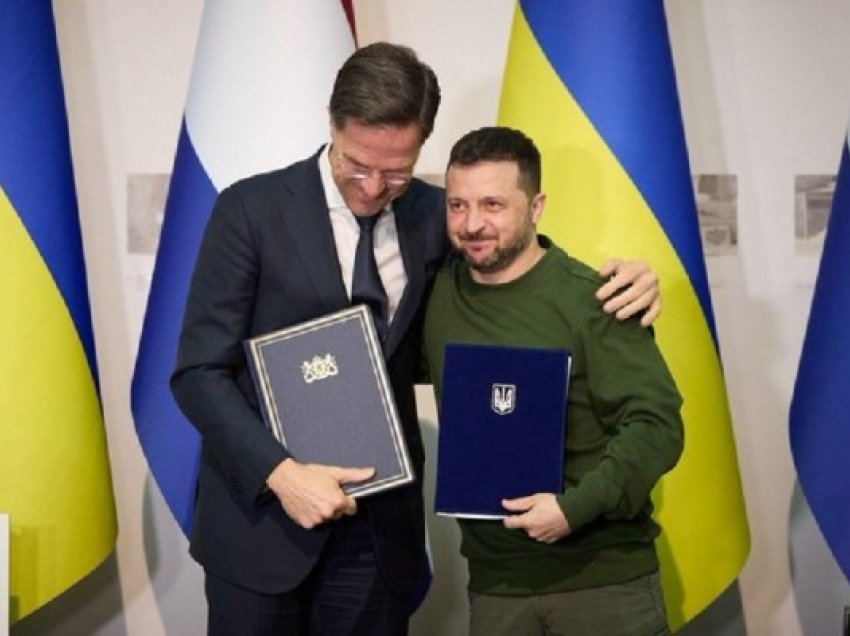 ​Holanda nënshkruan marrëveshje sigurie me Ukrainën