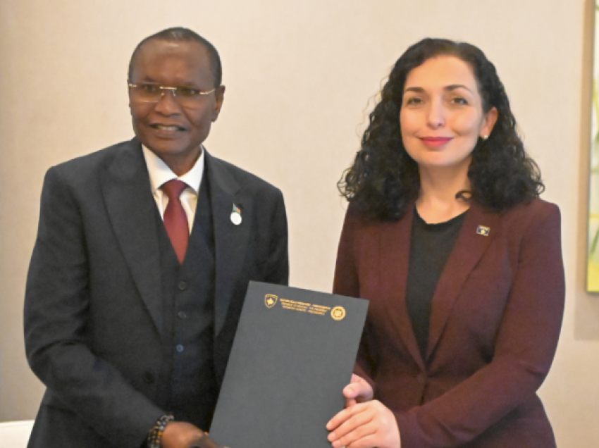 Osmani takohet me kryediplomatin sudanez: Kosova e përkushtuar të ndërtojë partneritete të reja