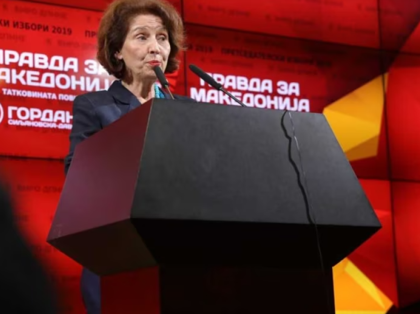Shkup: Gordana Siljanovska Davkova, kandidate për presidente e VMRO DPMNE-së