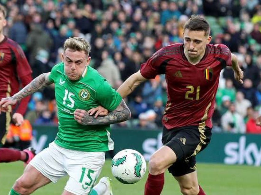 Belgjika dështon në miqësoren me Irlandën! Austria triumfon kundër Sllovakisë