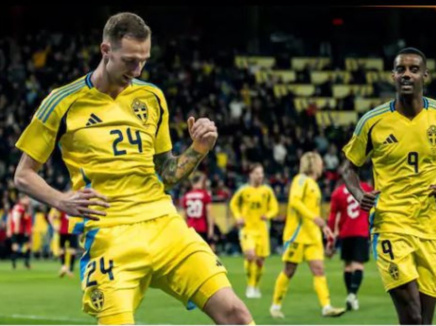 Një gol vendosi sfidën Suedi - Shqipëri! Shumë shqiptarë në stadium 