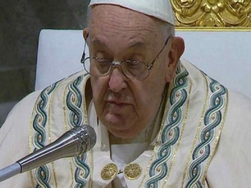 ​Papa mbërriti në Bazilikën e Shën Pjetrit për Pashkë