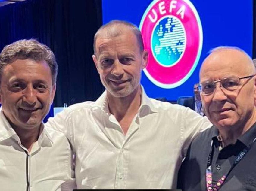 Presidenti i FFK-së takon presidentin e UEFA-së para Kongresit të FIFA-së