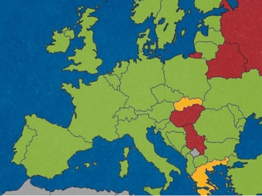 Harta e Evropës tregon dështimin e Serbisë: Tri shtete dolën kundër rezolutës për Srebrenincës
