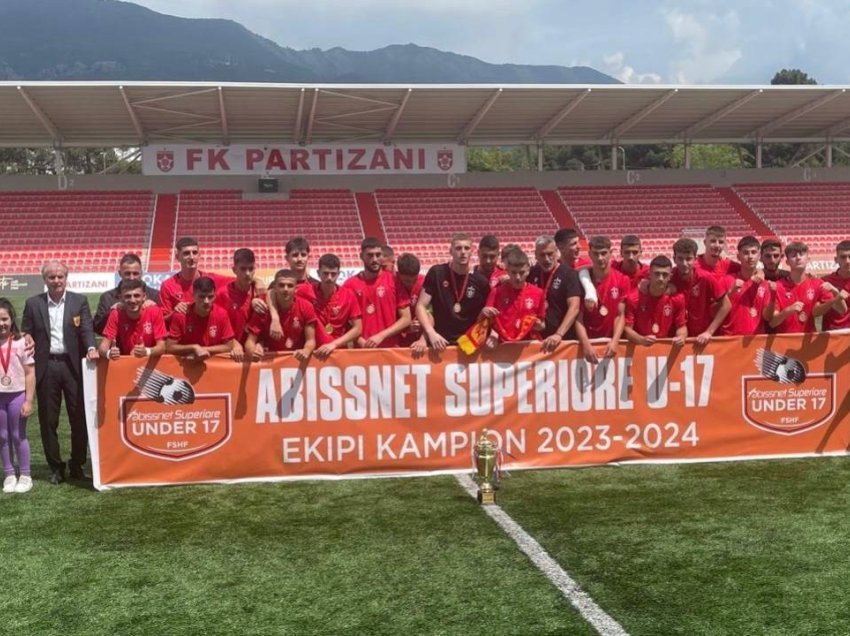 Superiore U17, “Demat” e Partizanit fitojnë titullin kampion