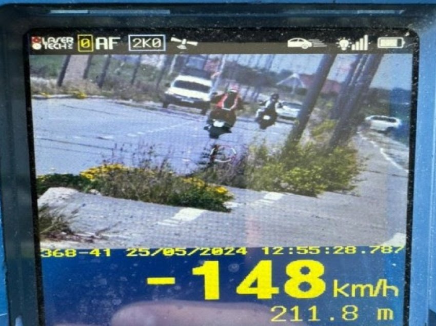 ​Motoçiklistët gjobiten me 900 euro në Ferizaj