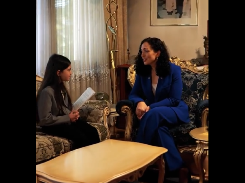 Osmani intervistohet nga mbesa e vogël e ish-presidentit Rugova: Shtëpia nuk mbahet pa miq