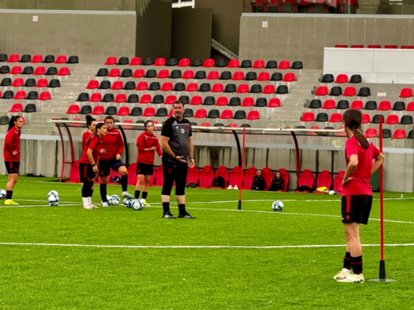 Euro 2025 për vajza/ Shqipëria nis zyrtarisht grumbullimin, skuadra zhvillon seancën e parë stërvitore