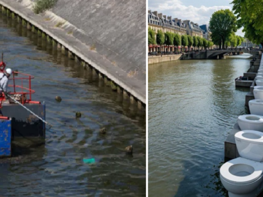 Aktivistët nxisin qytetarët të ‘kryejnë nevojat’ në lumin Senë para olimpiadës së Parisit