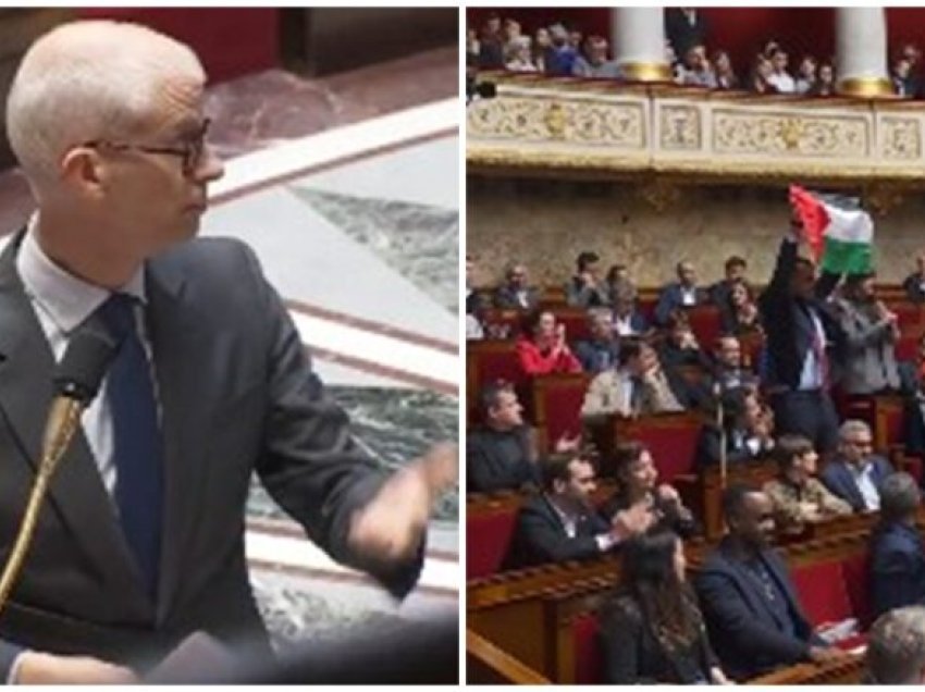 Seanca e parlamentit francez u pezullua pasi deputeti valëviti flamurin palestinez