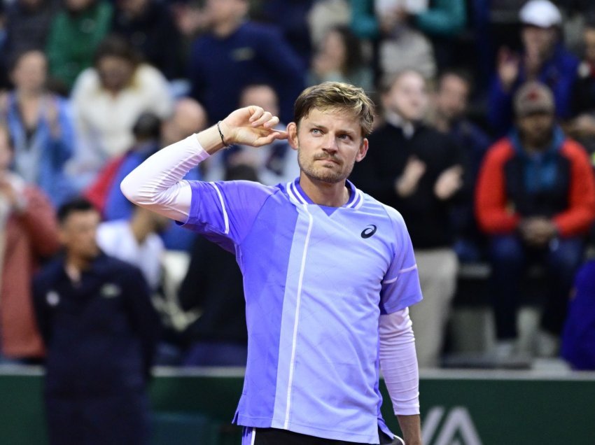 David Goffin triumfoi në raundin e parë të Roland Garros 