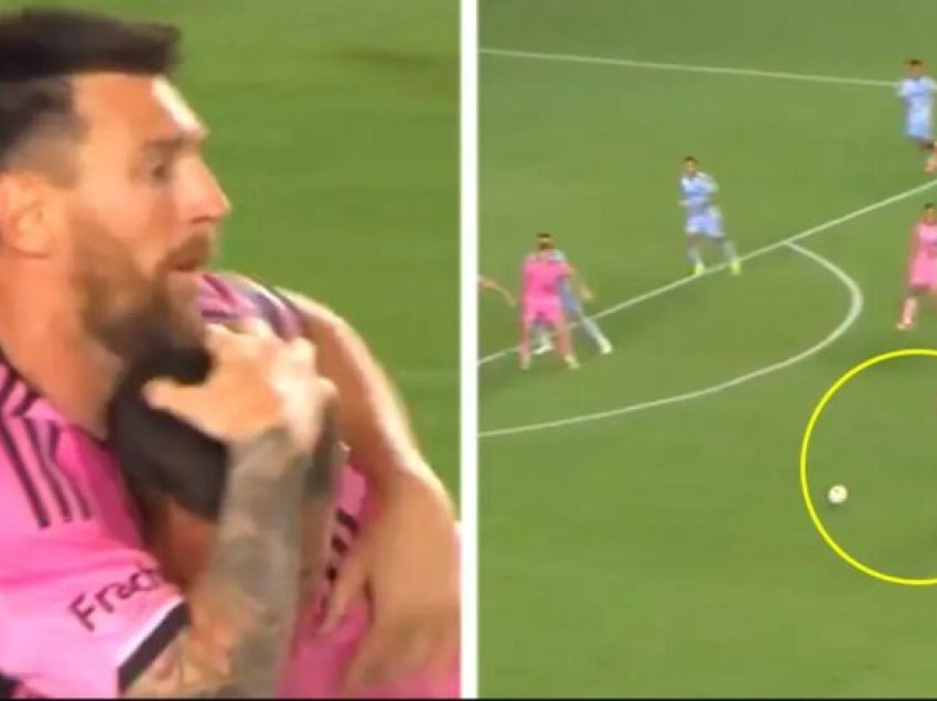 Messi shënoi një supergol nga distanca, i ngjashëm me një nga golat e tij më të mëdha ndonjëherë