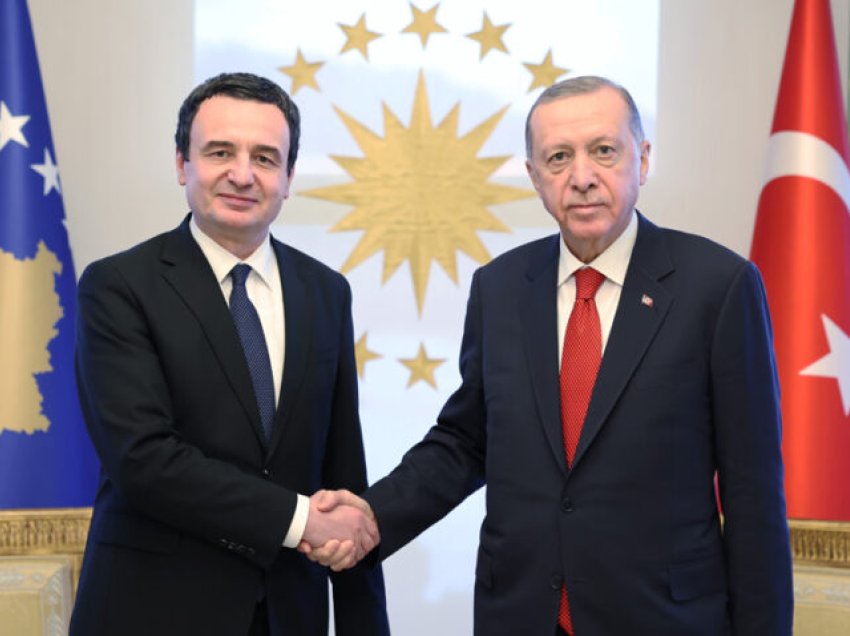 Kryeministri Kurti pritet të takohet me presidentin turk, Recep Tayyip Erdogan